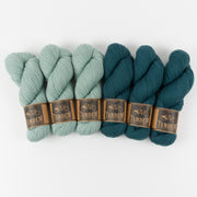 West Wool ENCHANTED MIST Merino wool DK Quick Kits