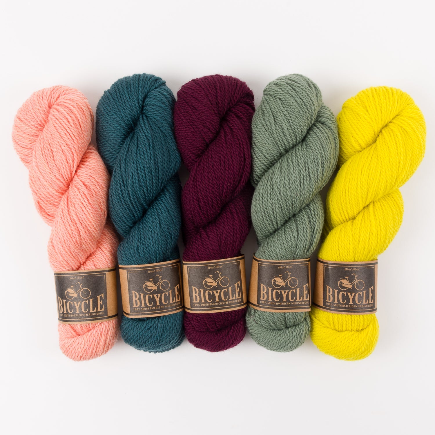 West Wool BIANCA SAGE Merino wool Fingering Quick Kits