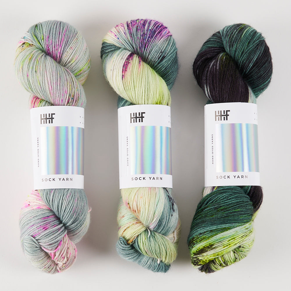 Hedgehog Fibres EVERGLADE SPACE Merino wool Nylon Fingering Quick Kits
