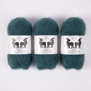 West Wool GLOWHAIR - ENCHANTED Mohair Silk Lace blue Yarn