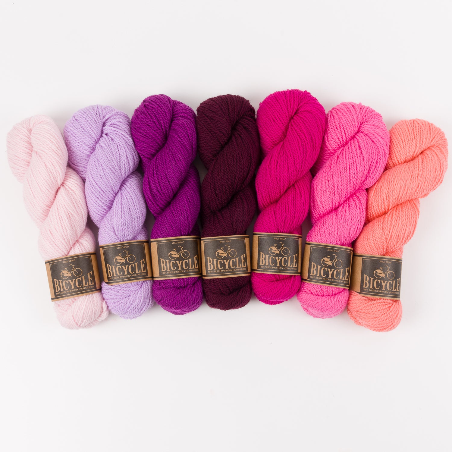 West Wool FANCY FLAMINGO Merino wool Fingering Quick Kits