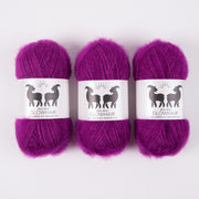 West Wool GLOWHAIR - FANDANGO Mohair Silk Lace purple Yarn