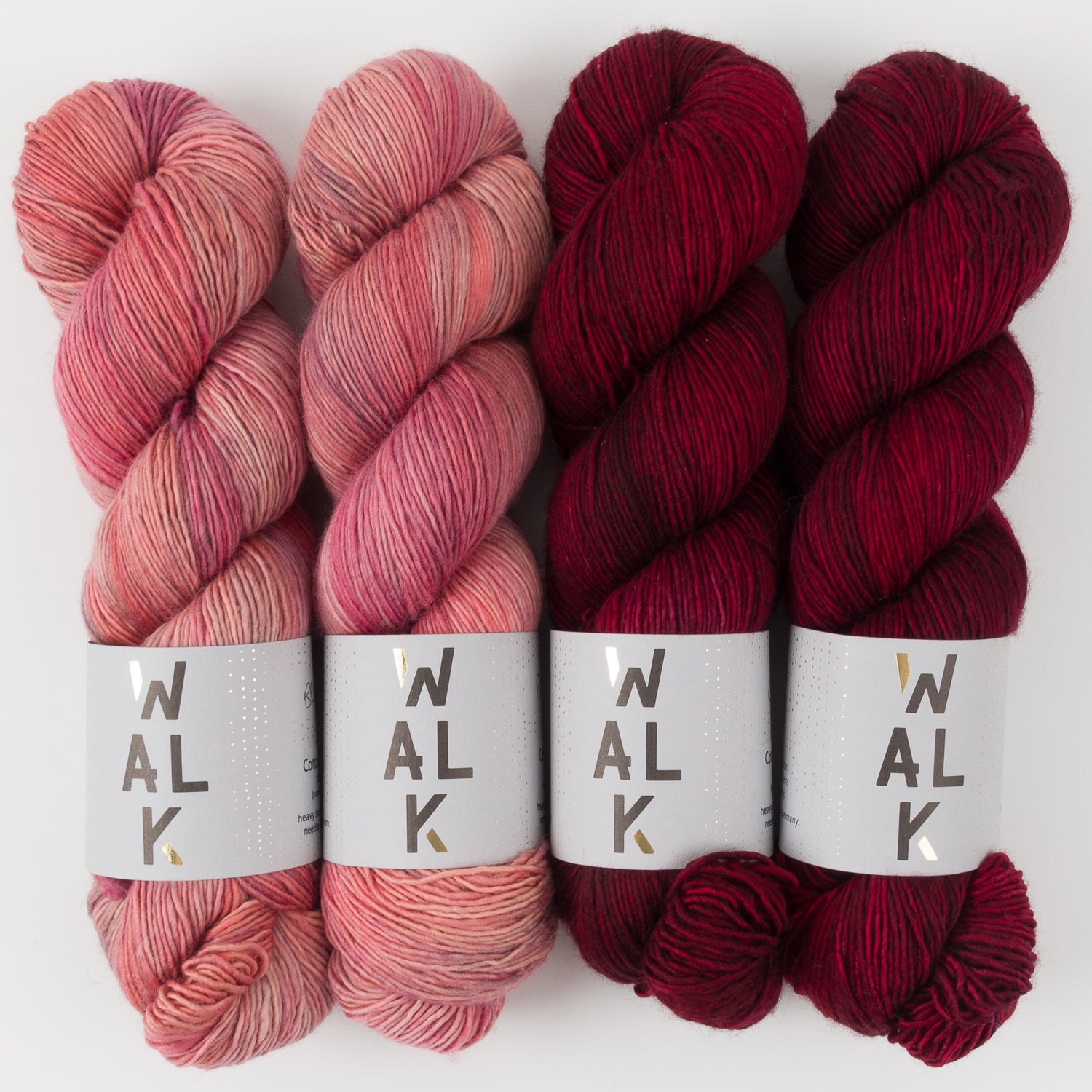 WALK Collection FIRST BLUSH Merino wool Fingering Quick Kits