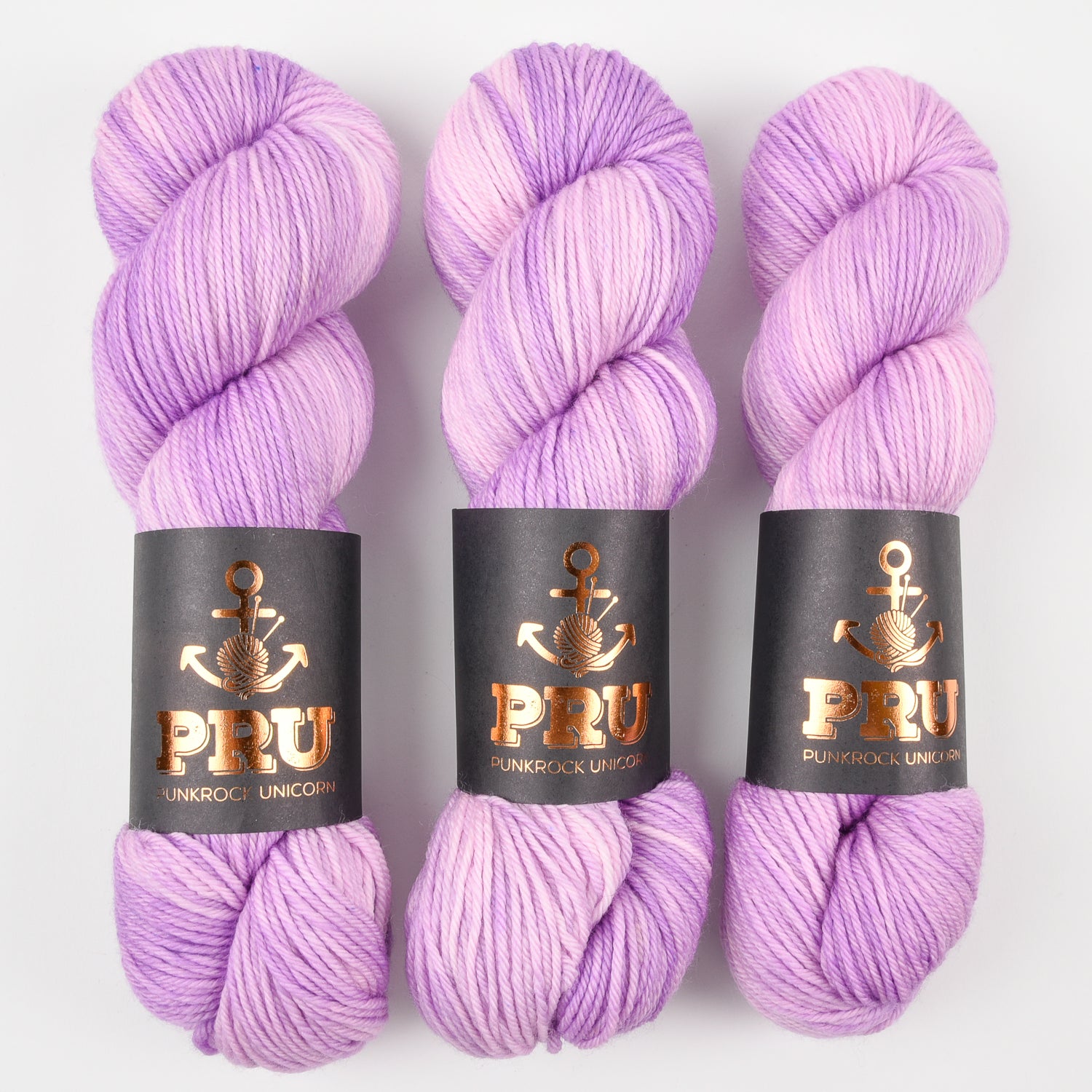 Punk Rock Unicorn SOUL DK - FLIEDER Merino wool Nylon DK Sock purple Yarn