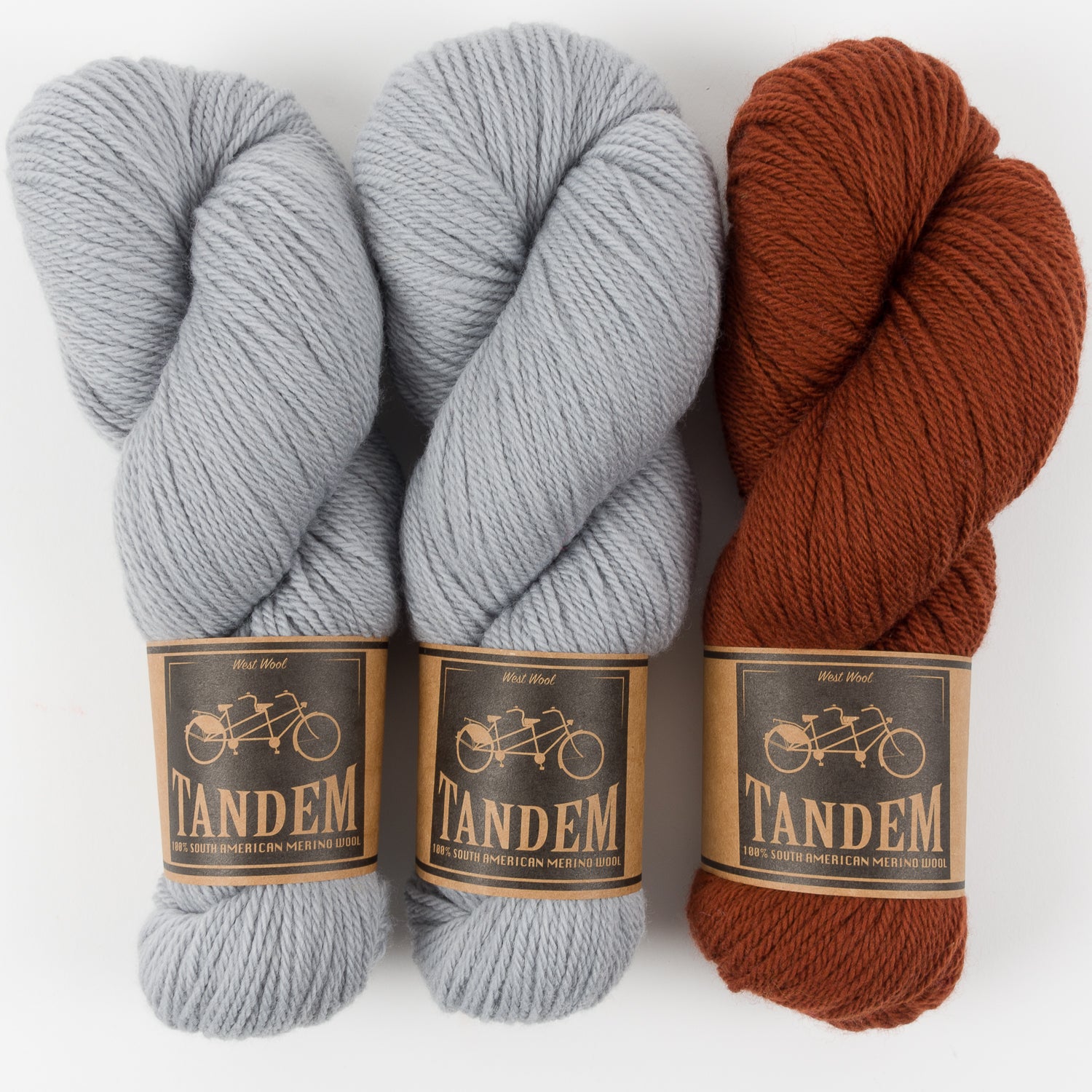 West Wool FLYING CHESTNUTS Merino wool DK Quick Kits