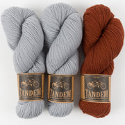 West Wool FLYING CHESTNUTS Merino wool DK Quick Kits