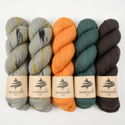 Mominoki Yarn FOREST FOR THE TREES Merino wool Polyamide Fingering Quick Kits