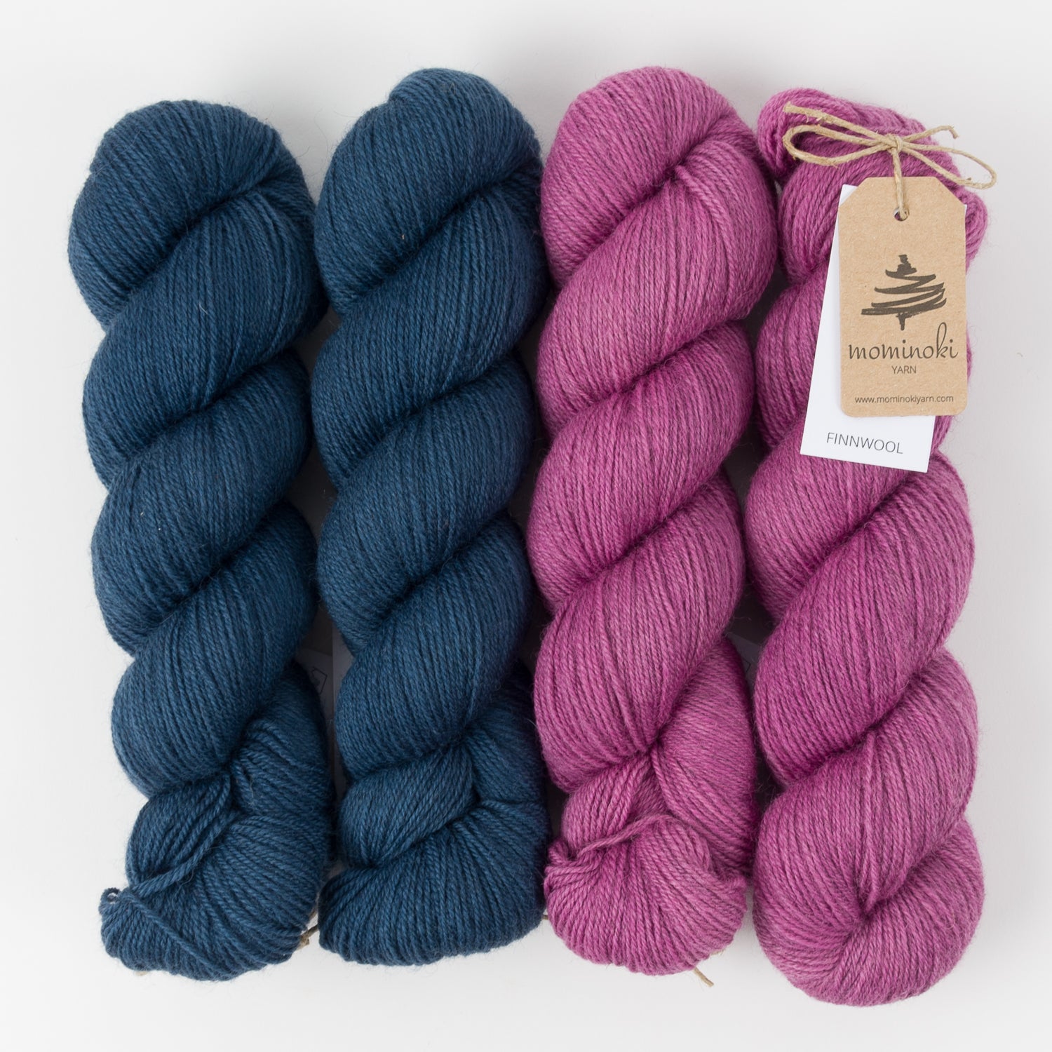 Mominoki Yarn DELICIOUS FRAMBOISE Wool Fingering Quick Kits