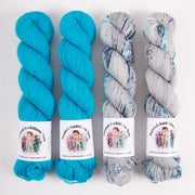 Twisted Ambitions FRESH SCRUBS Merino wool Nylon Fingering Quick Kits