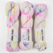 Qing Fibre MELTED BABY SURI - FROST Alpaca Merino wool Silk Sport multicolor Yarn