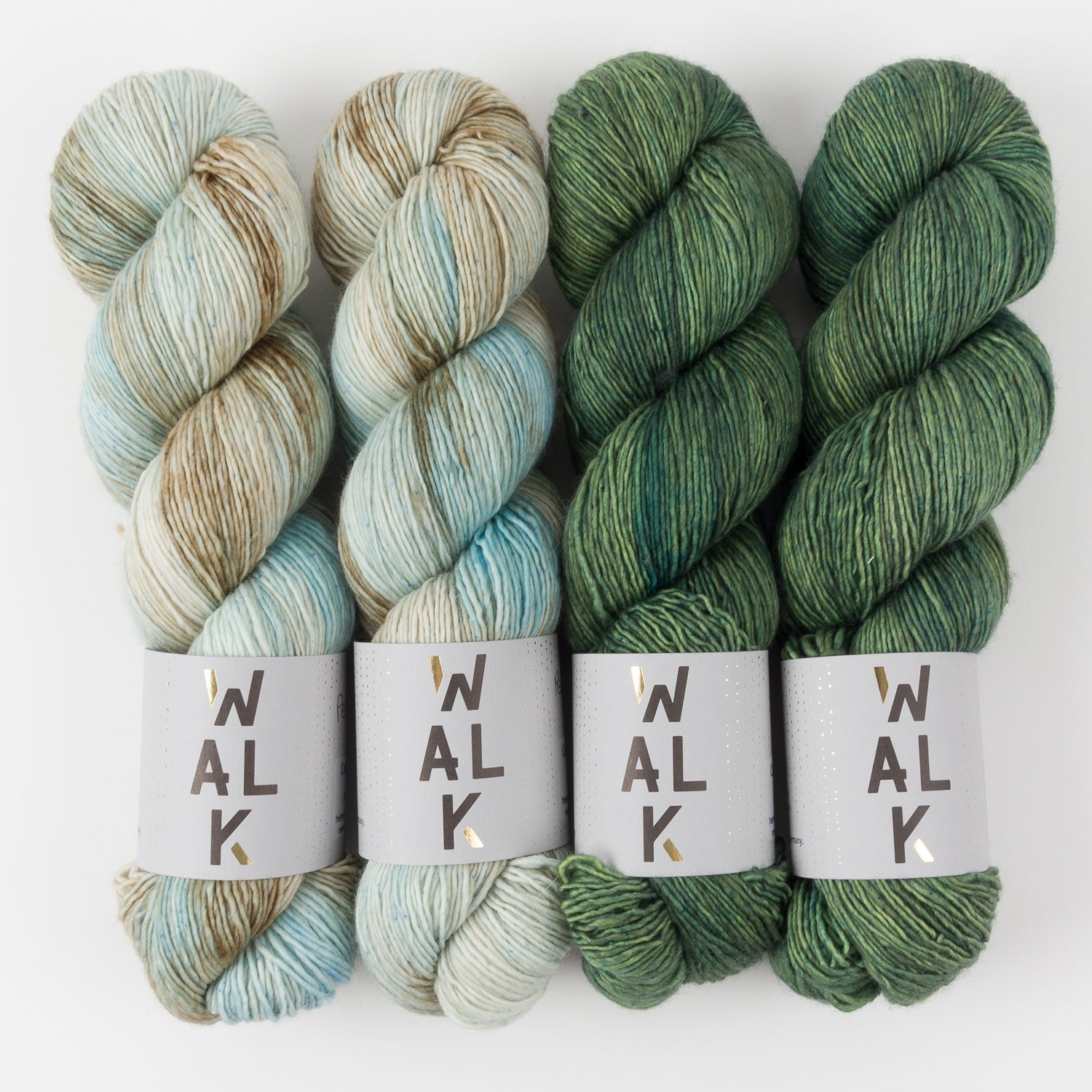 WALK Collection FROSTY MORNING Merino wool Fingering Quick Kits