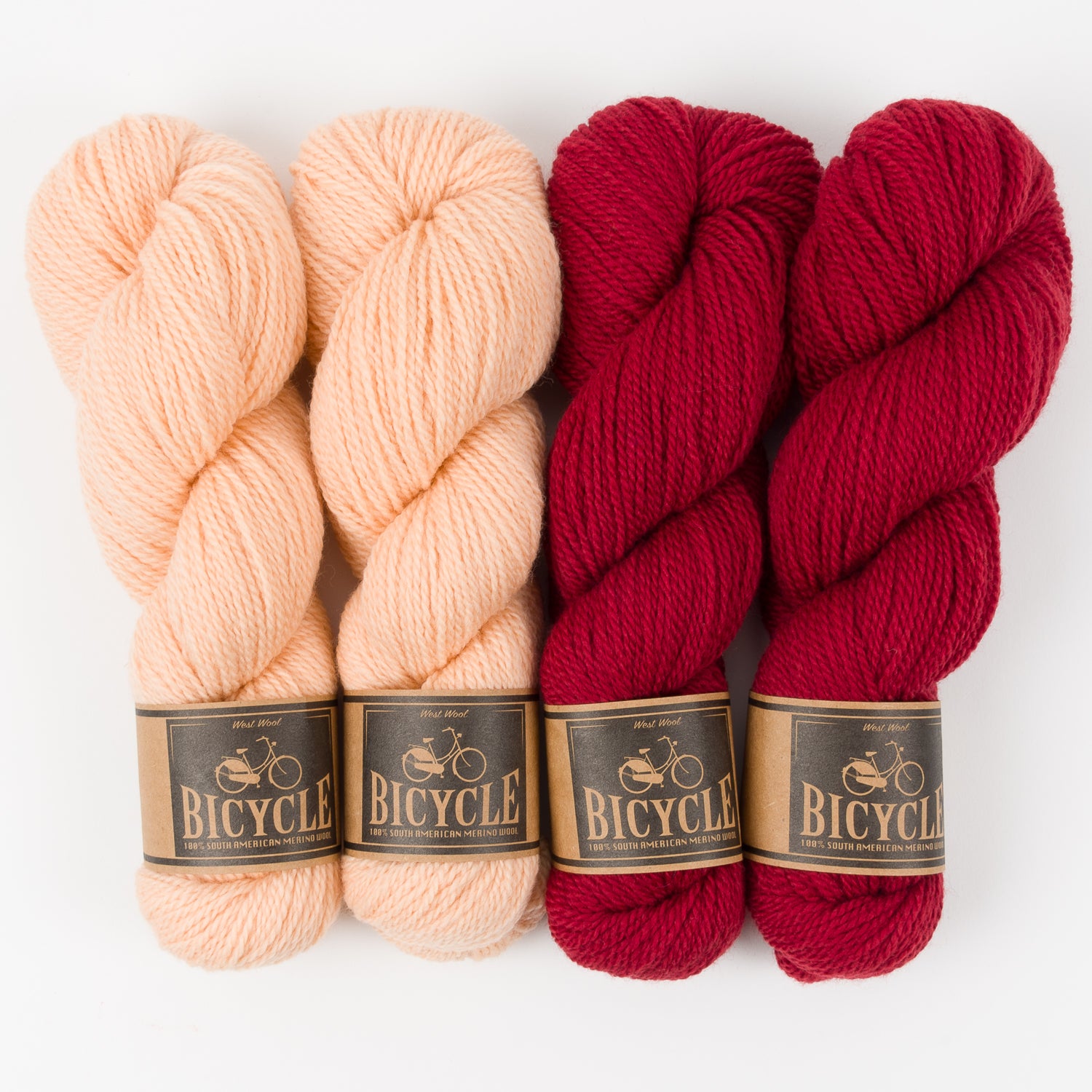 West Wool RED SNAPPER Merino wool Fingering Quick Kits