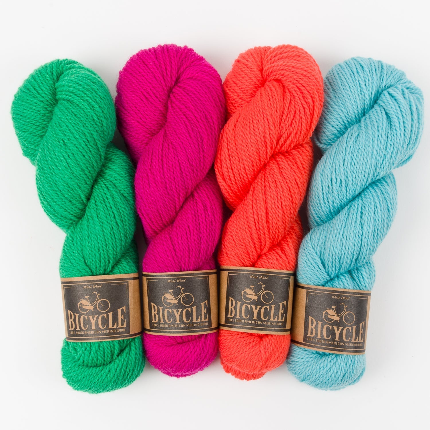 West Wool SUMMER FLOWER FIELDS Merino wool Fingering Quick Kits