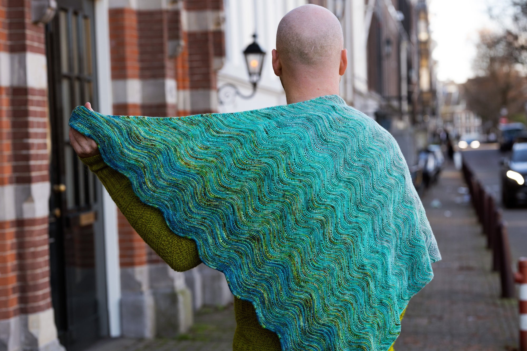 FADED UNDULATION SHAWL PATTERN