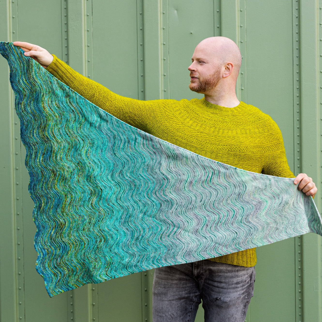 Westknits Patterns FADED UNDULATION SHAWL PATTERN Westknits Pattern