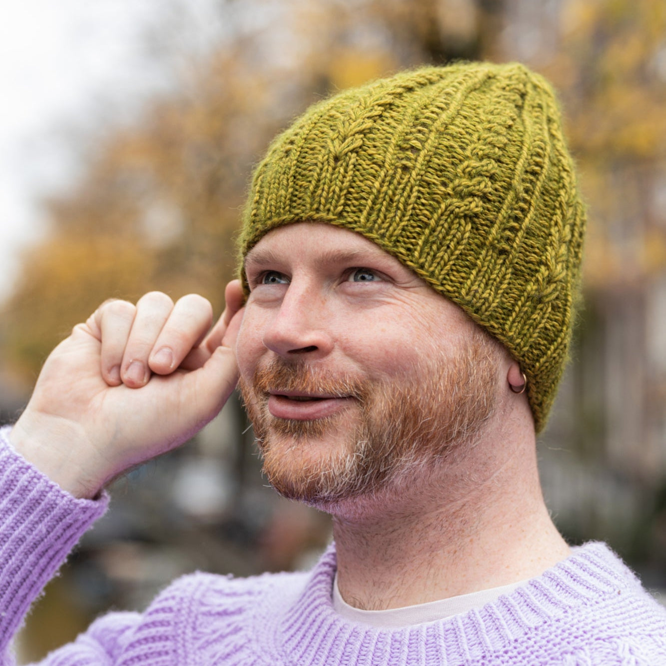 FIR RIB HAT PATTERN