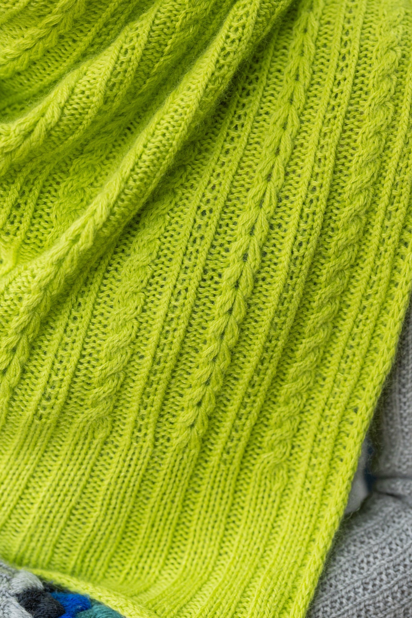 FIR RIB SHAWL PATTERN