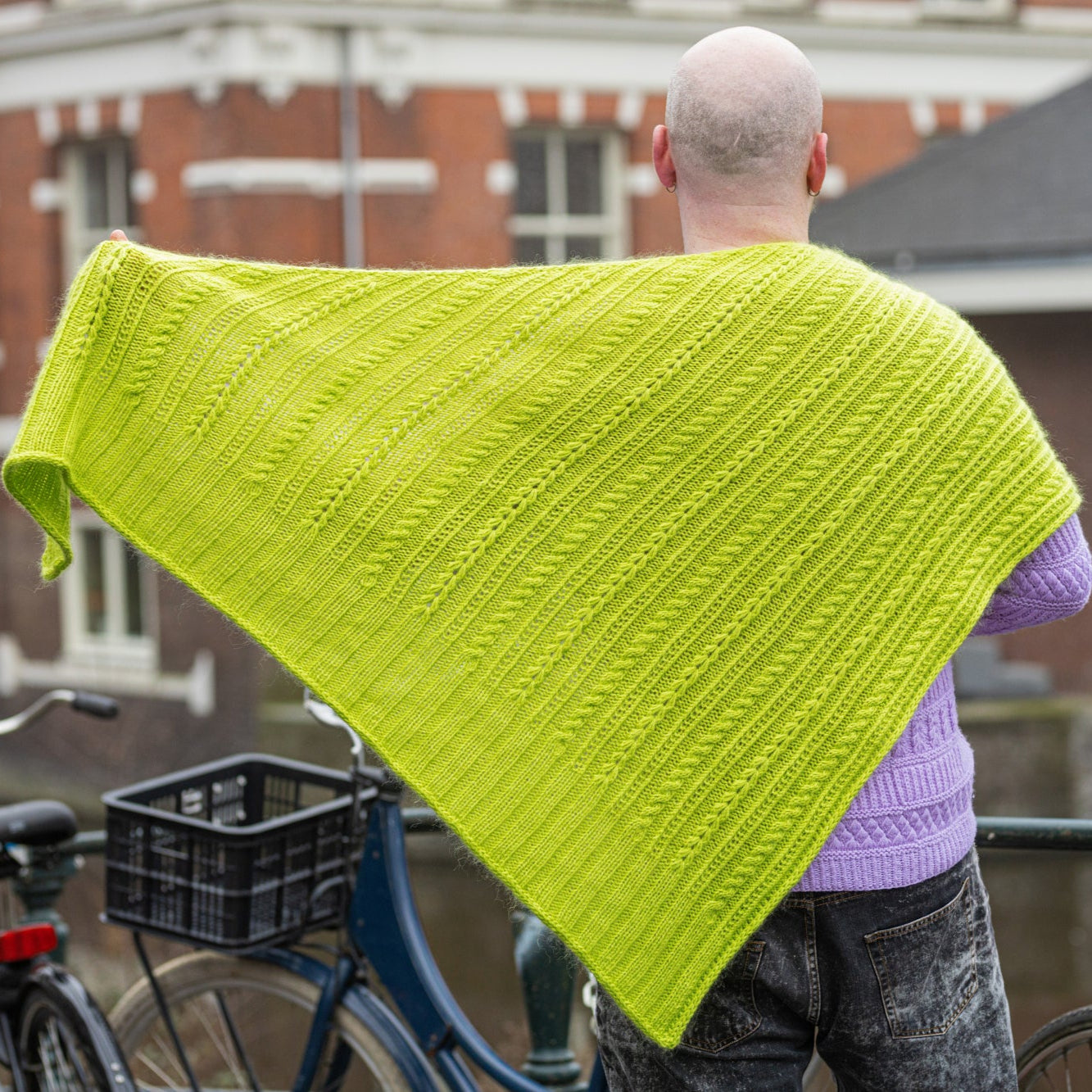 FIR RIB SHAWL PATTERN