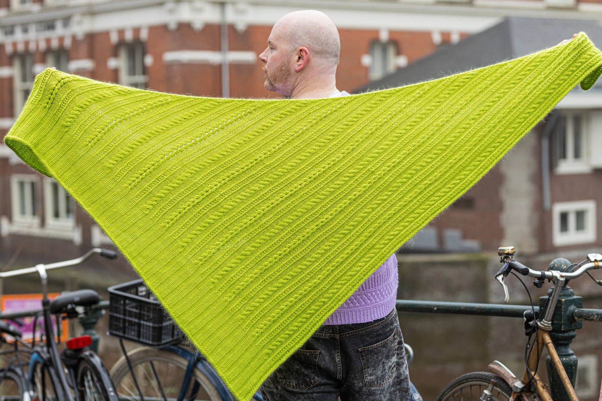 FIR RIB SHAWL PATTERN
