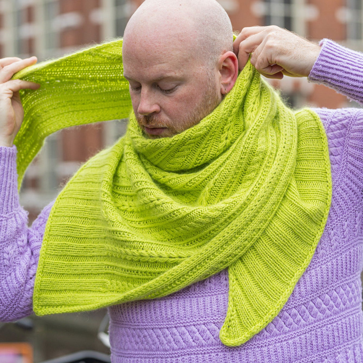 Fir Rib Shawl
