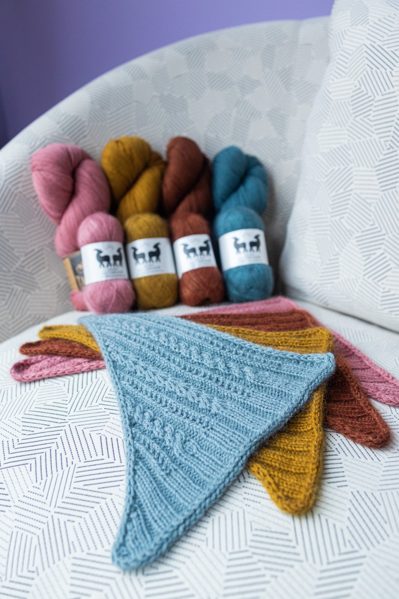 FIR RIB SHAWL PATTERN
