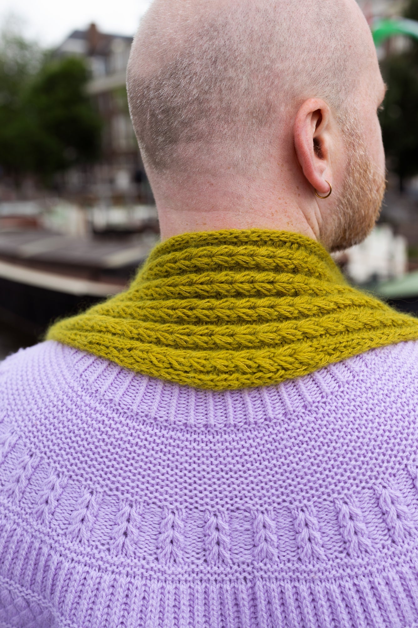 FIR RIB SKINNY SCARF PATTERN