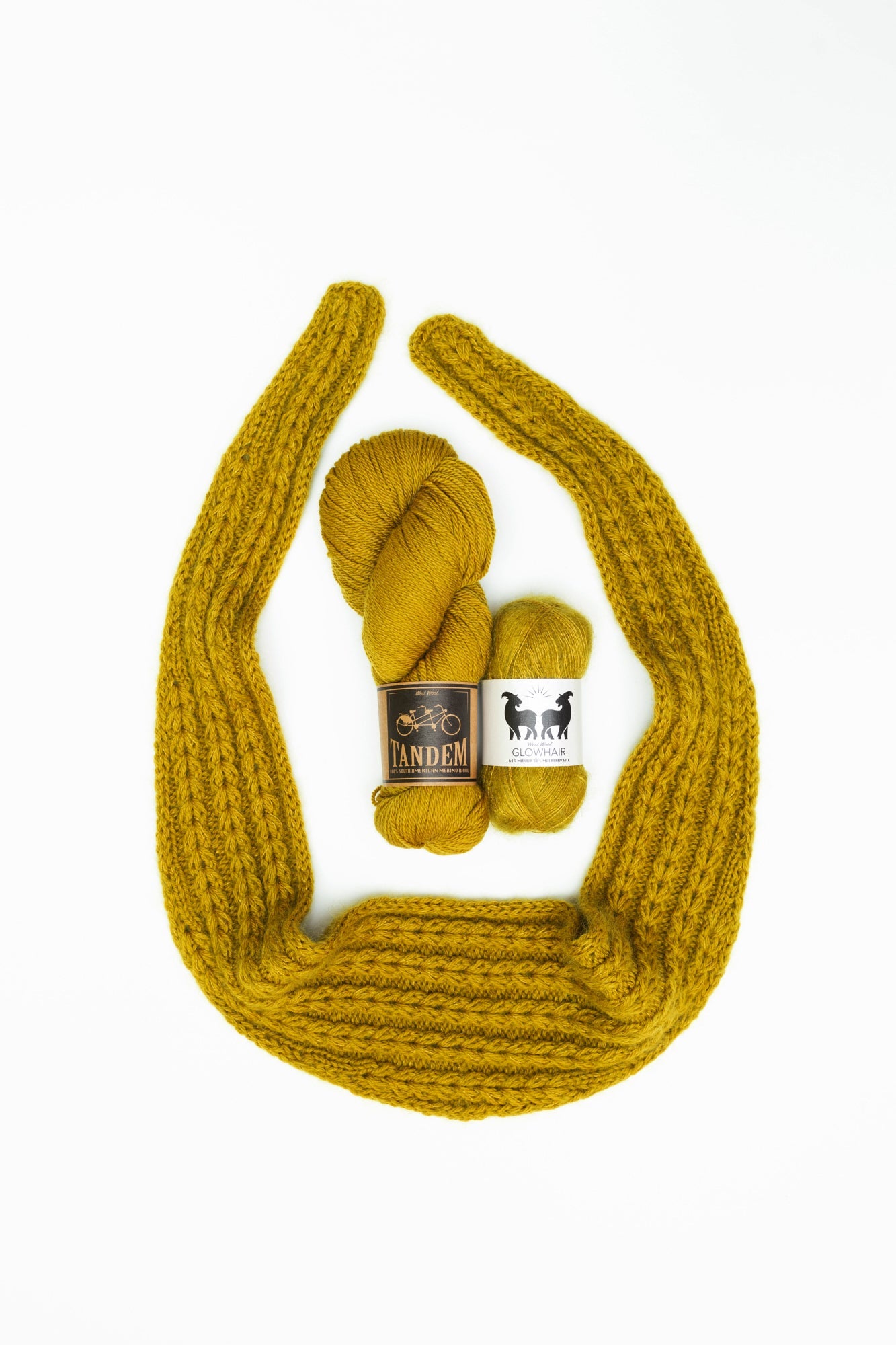 FIR RIB SKINNY SCARF PATTERN