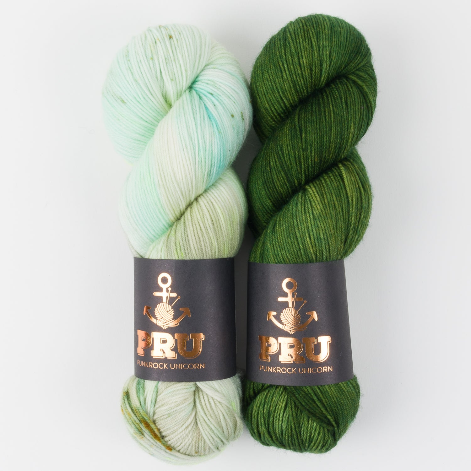 Punk Rock Unicorn WESTKNITS KIT - FIZZY AVOCADO Merino wool Nylon Fingering Westknits Kits