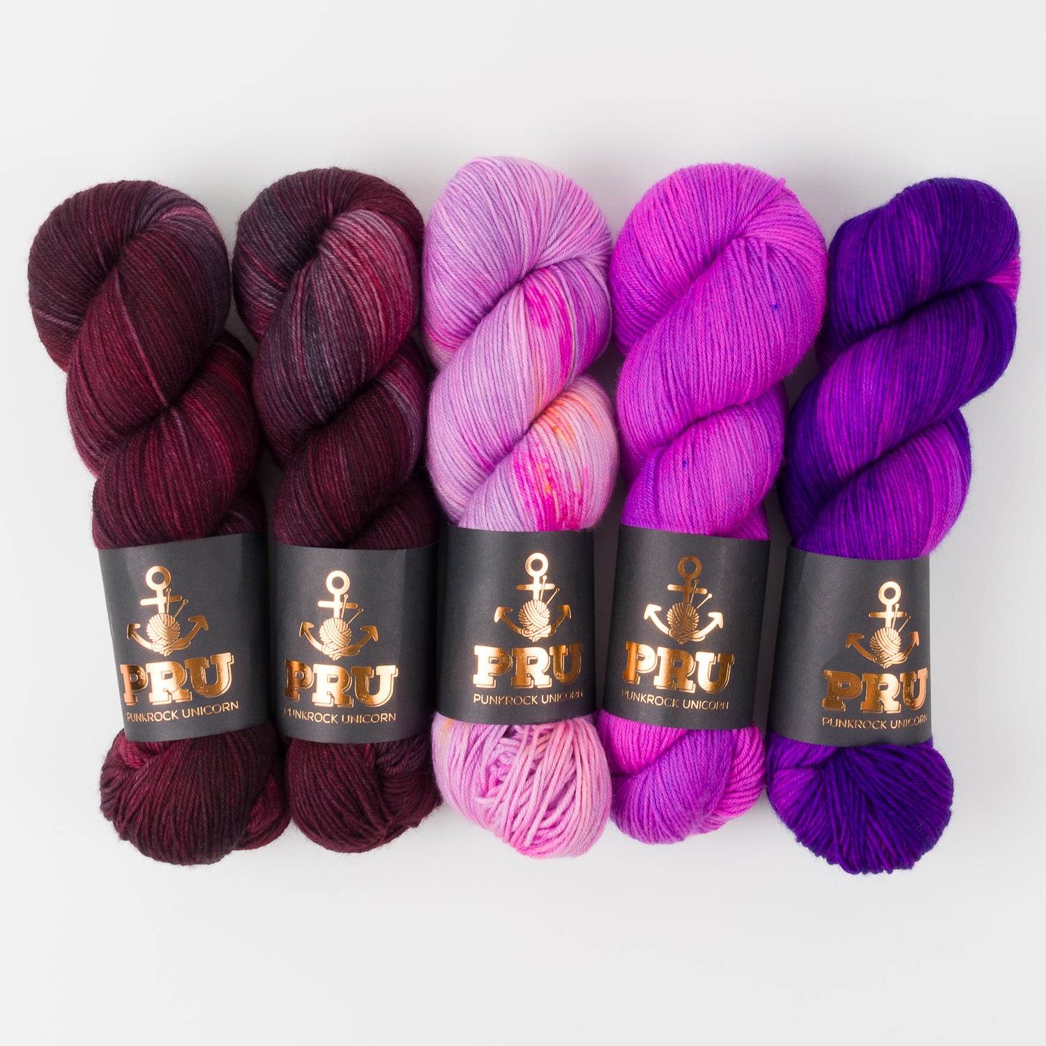 Punk Rock Unicorn FLIEDER CLEMATIS Merino wool Nylon Fingering Quick Kits