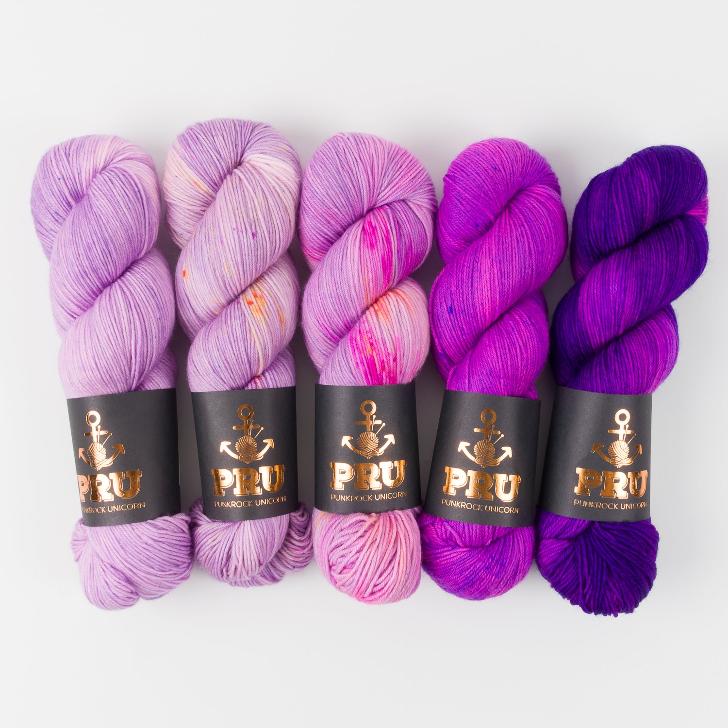 Punk Rock Unicorn FLIEDER FOREST Merino wool Nylon Fingering Quick Kits