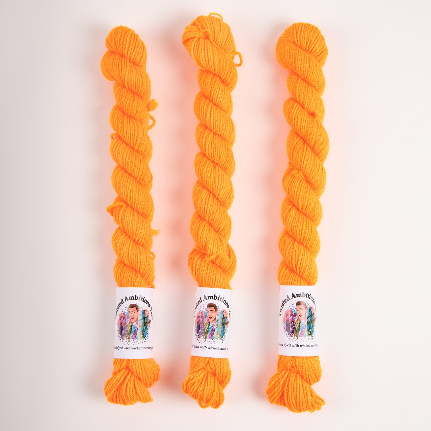 Twisted Ambitions SWEET SOCK MINI - FLUORANGE neon orange Yarn