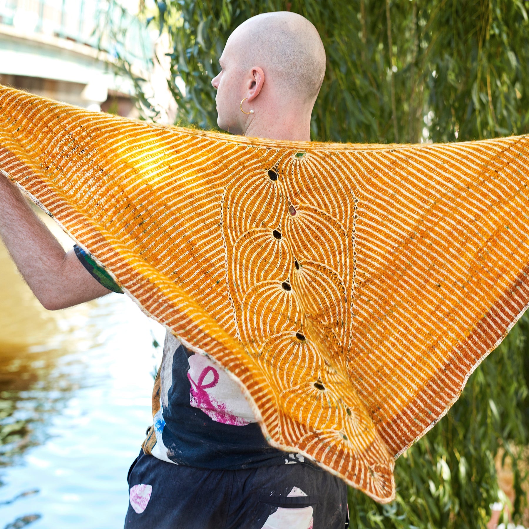 FLYING FOXTAIL SHAWL PATTERN