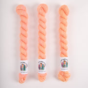 Twisted Ambitions SWEET SOCK MINI - FRESHLY SQUEEZED Merino wool Nylon Fingering peach Yarn