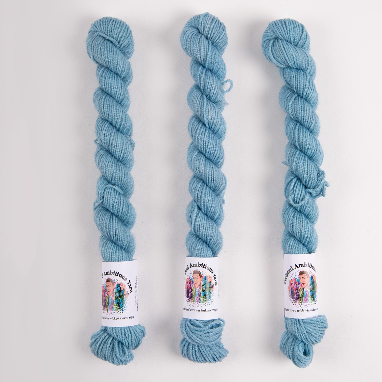 Twisted Ambitions SWEET SOCK MINI - FROST blue Yarn