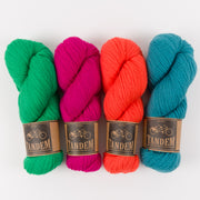 West Wool PINK GRASS Merino wool DK Quick Kits