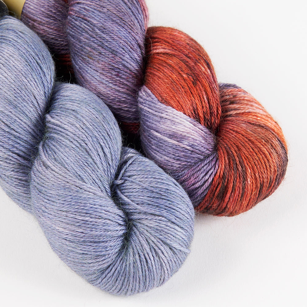 Alpaca Silk Fingering 2 Colour Kits