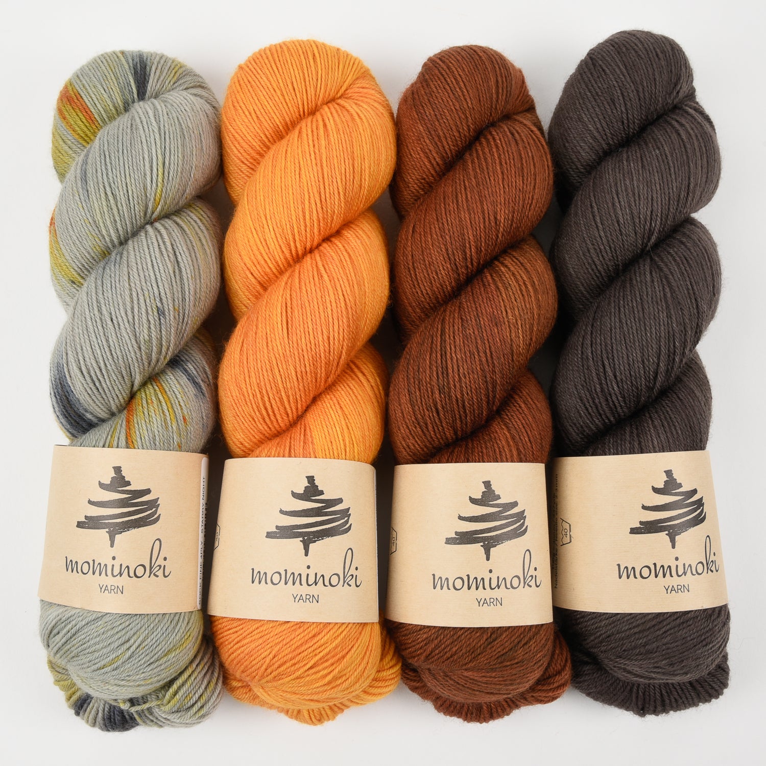 Mominoki Yarn GALLERY WALL Merino wool Polyamide Fingering Quick Kits