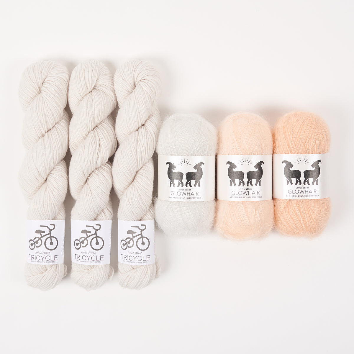 GLOWHAIR FROST COWL - BIRCHY PEACH