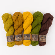 West Wool GLOWING OLIVE Merino wool Fingering Quick Kits