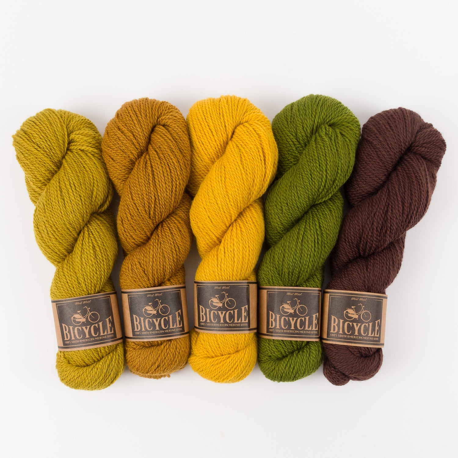 West Wool GREEN DIJON Merino wool Fingering Quick Kits
