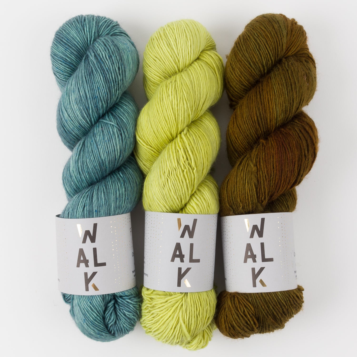 WALK Collection GOLDEN FJORD Merino wool Fingering Quick Kits