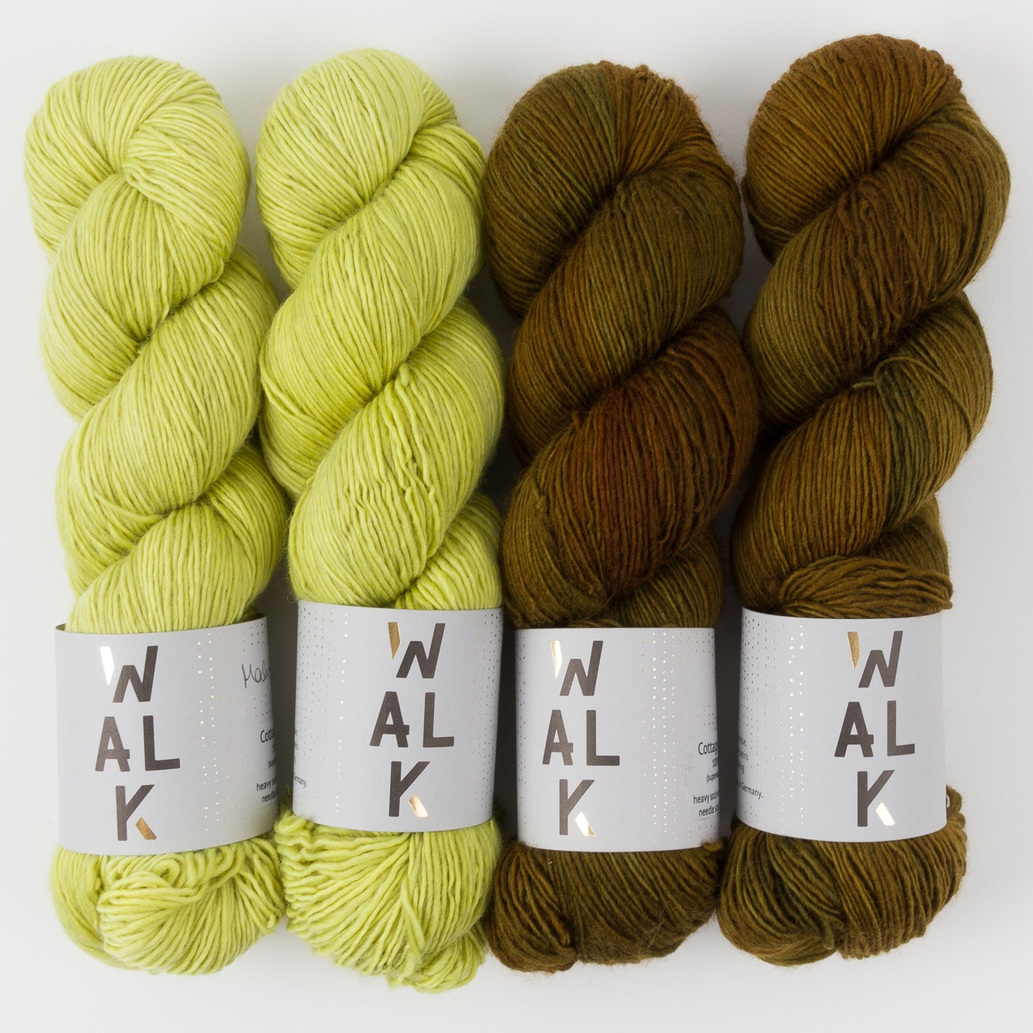 WALK Collection GOLDEN FOLIAGE Merino wool Fingering Quick Kits
