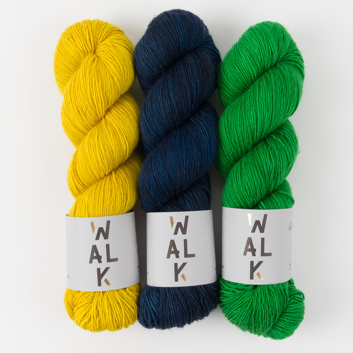 WALK Collection GOLDEN RAYS Merino wool Fingering Quick Kits