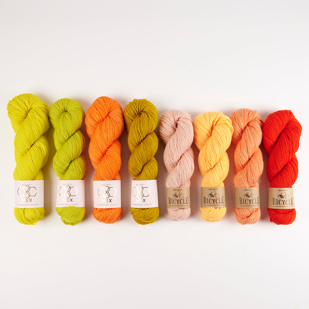 Grapefruit Kaleidoscope - West Wool - MKAL 2026