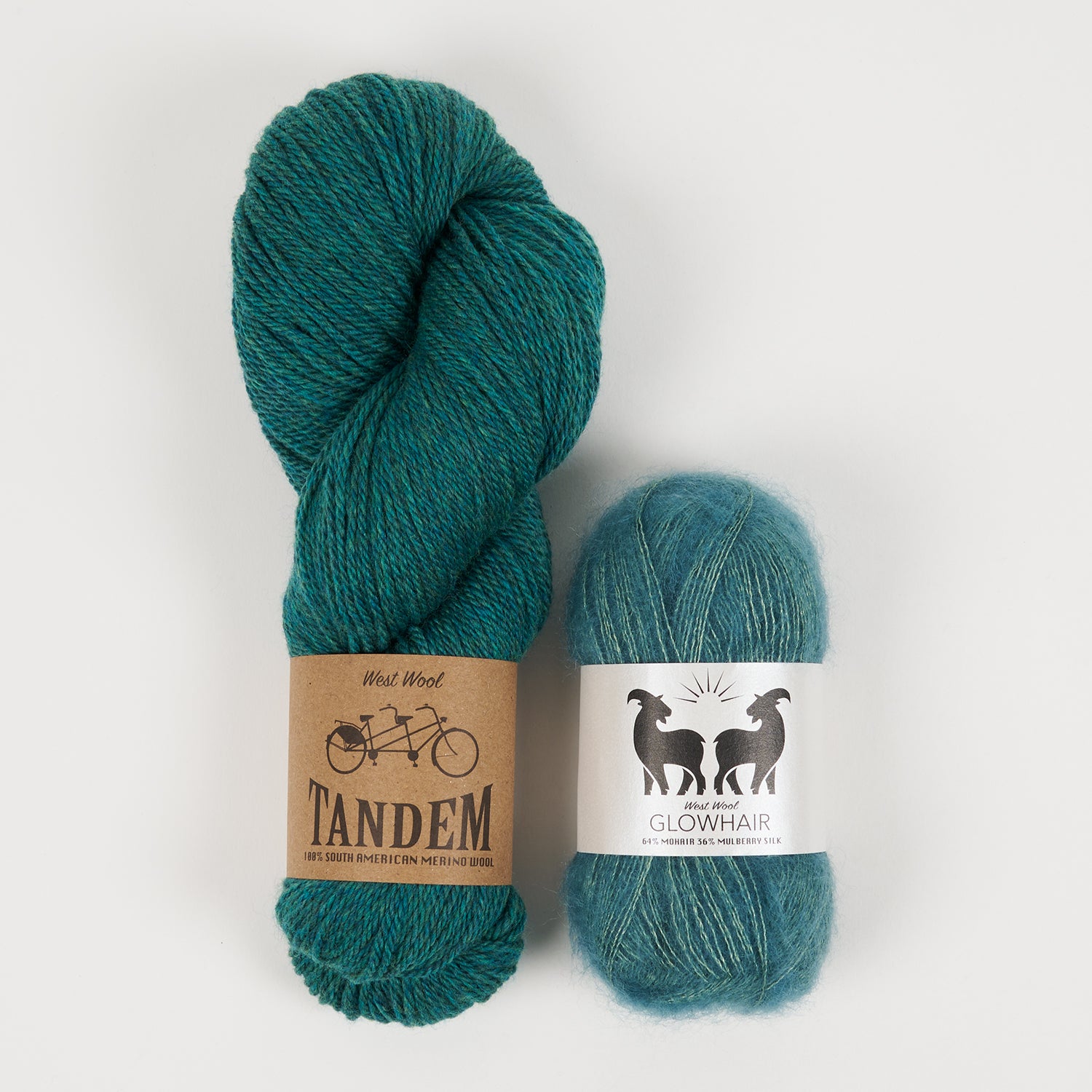 West Wool GREYKJAVIK SHAWL - FROZEN LAKE Mohair Silk Merino wool DK Lace turquoise Westknits Kits