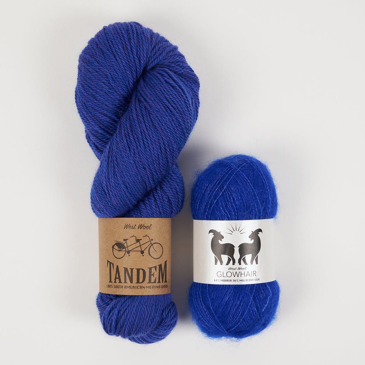 GREYKJAVIK SHAWL - ROYAL COBALT