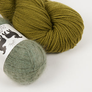 GREYKJAVIK SHAWL - SAGE FERN