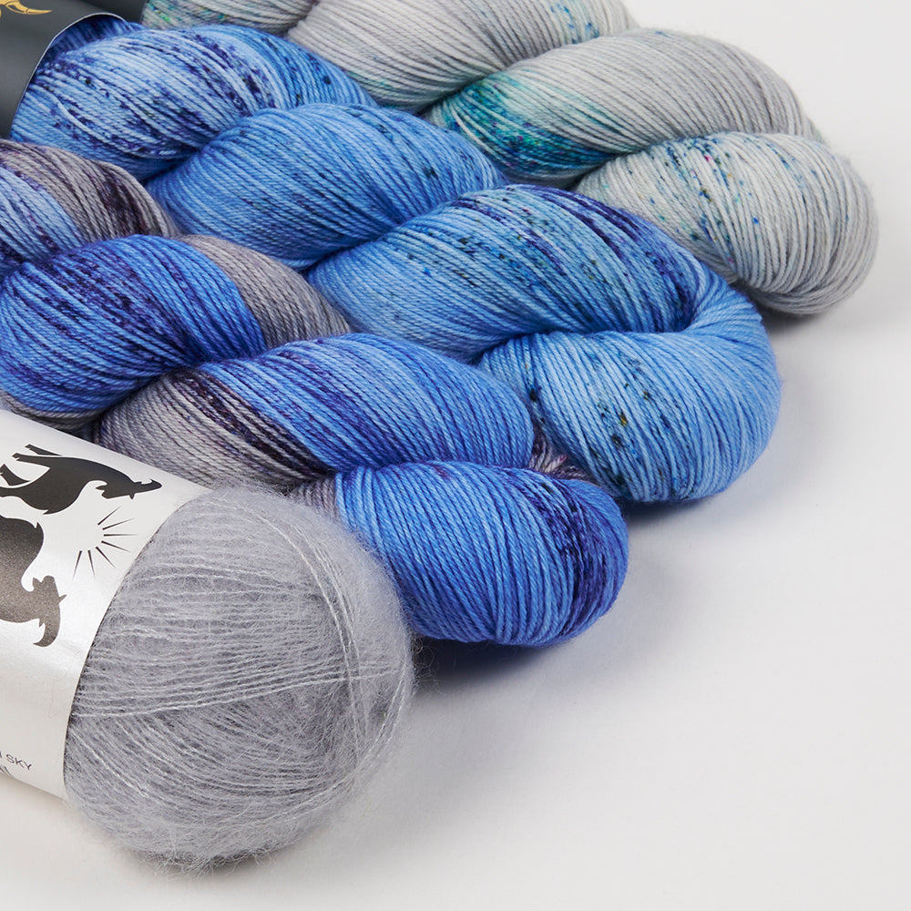 GREYKJAVIK SHAWL - COSMIC SKY