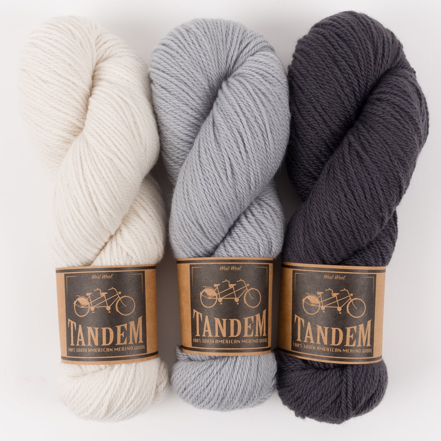West Wool GREY TREE HOUSE Merino wool DK Quick Kits
