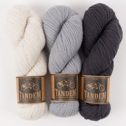 West Wool GREY TREE HOUSE Merino wool DK Quick Kits